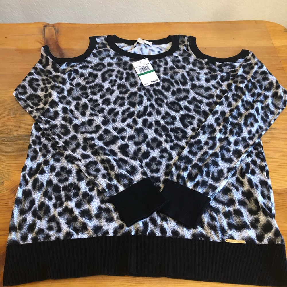 Michael Kors cold shoulder top